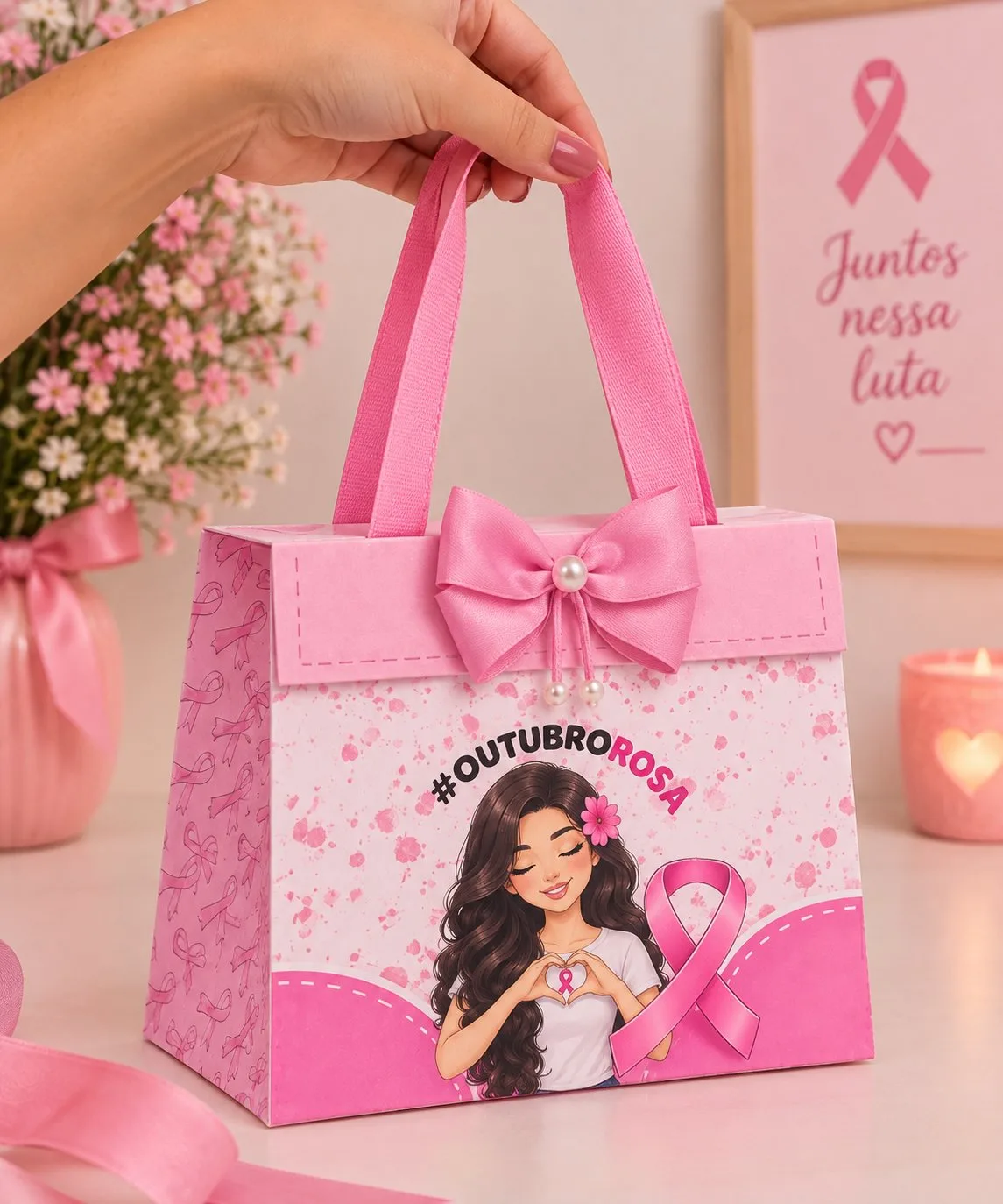 Sacolinhas Outubro Rosa