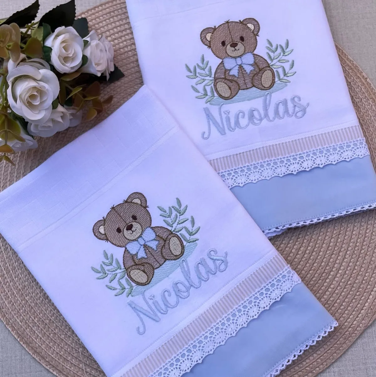 Conjunto Fralda Boca e Ombro