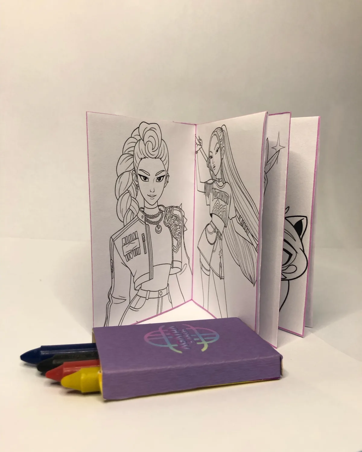 Livretinho de Colorir com Giz