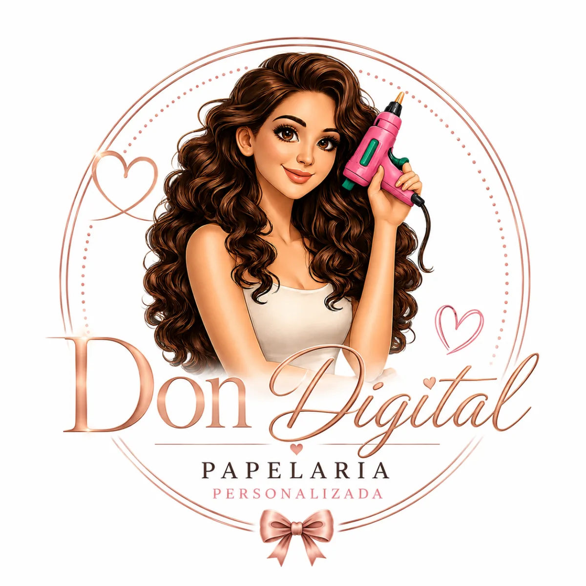 Don digital papelaria personalizada