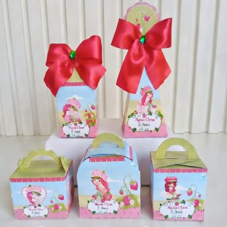 Kit 20 Caixas Personalizadas para Festa Lembrancinha