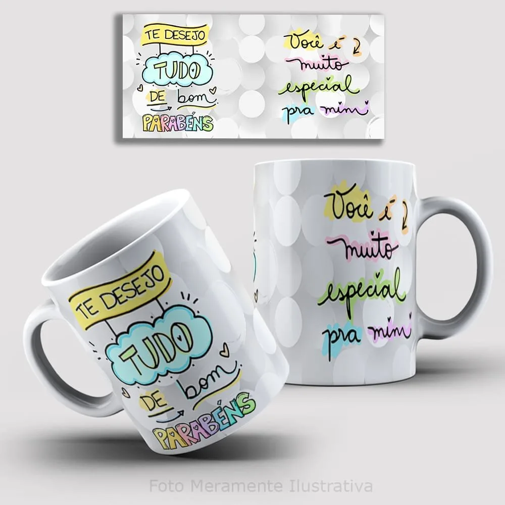 Caneca sublimada Aniversario