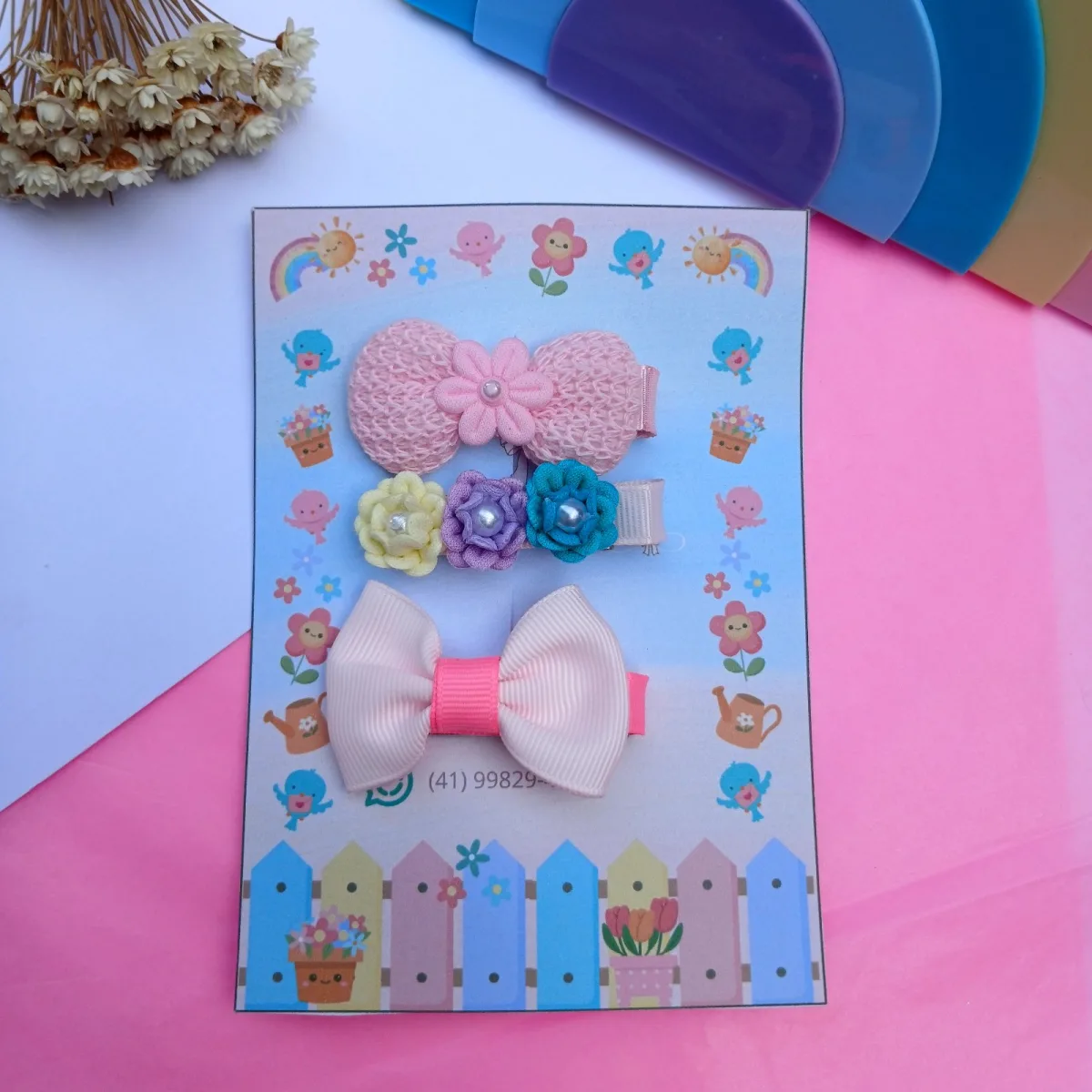 Trio de Hair Clip