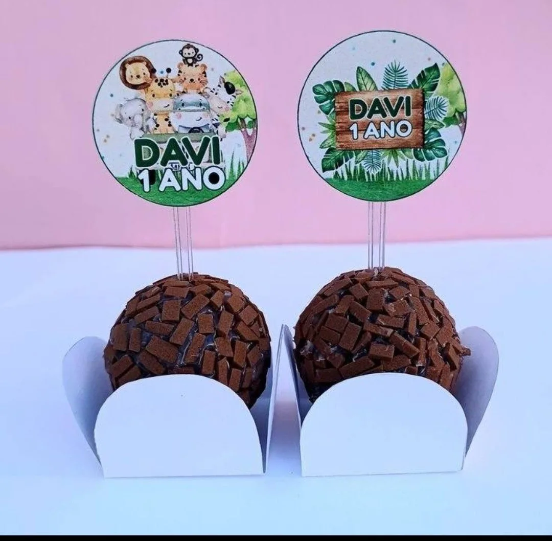 Topo de docinhos a partir de 10 unidades