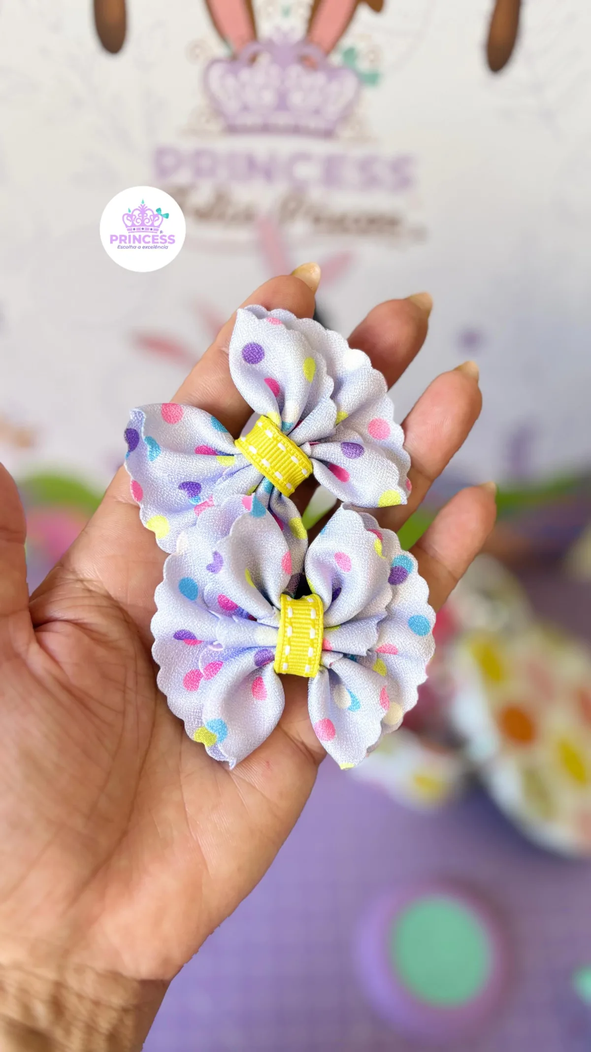 Par de Laços Estampados