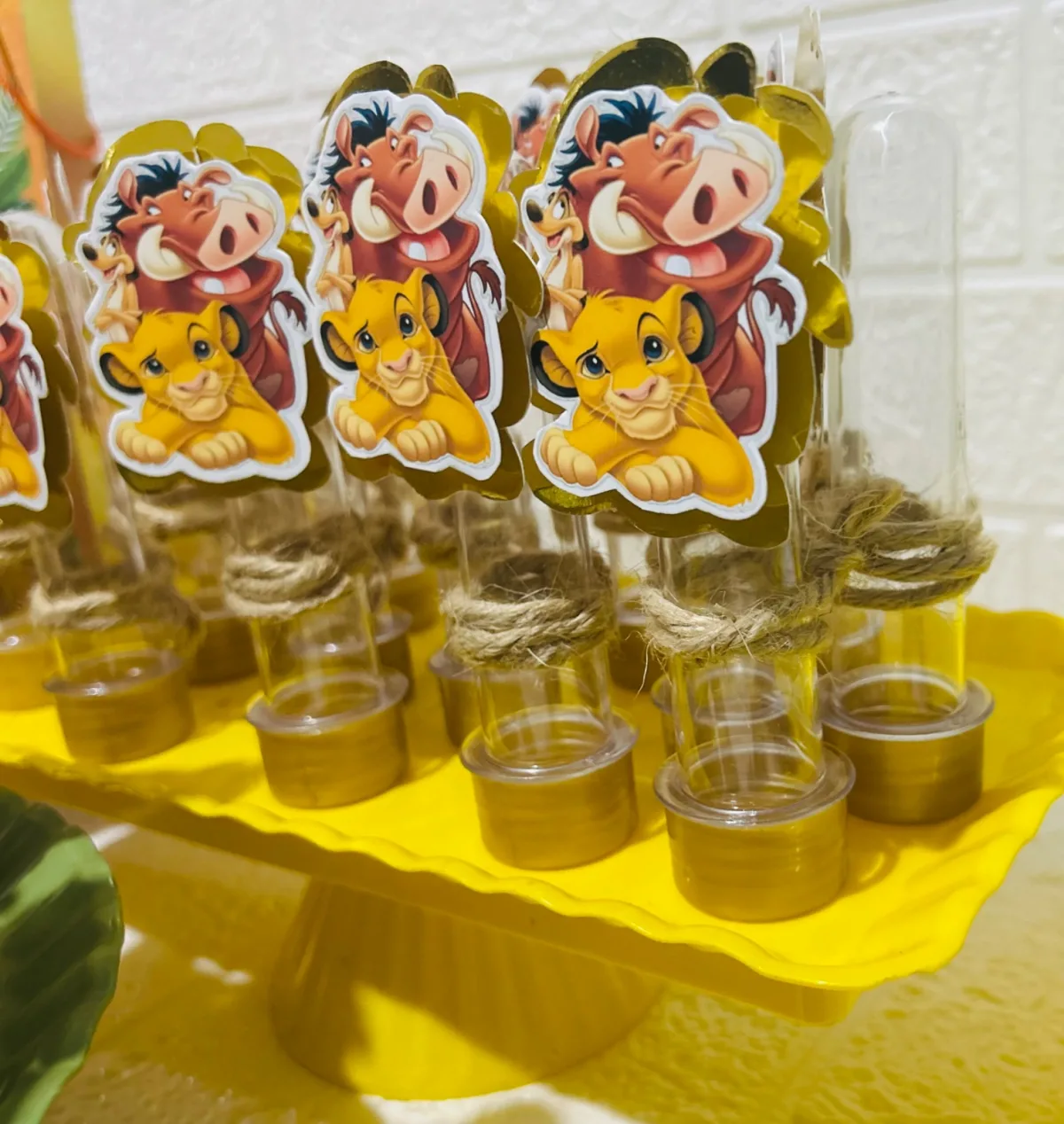 Tubetes Personalizados/ festa infantil/ Rei Leao