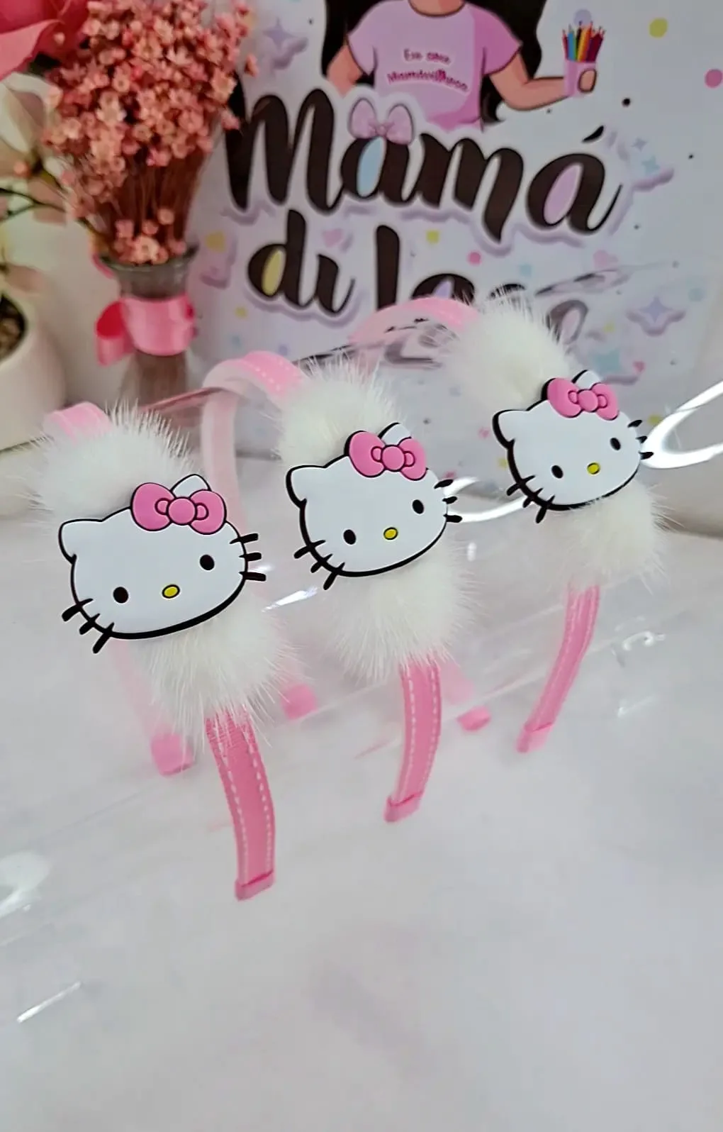 Tiara Lateral - Hello Rosa