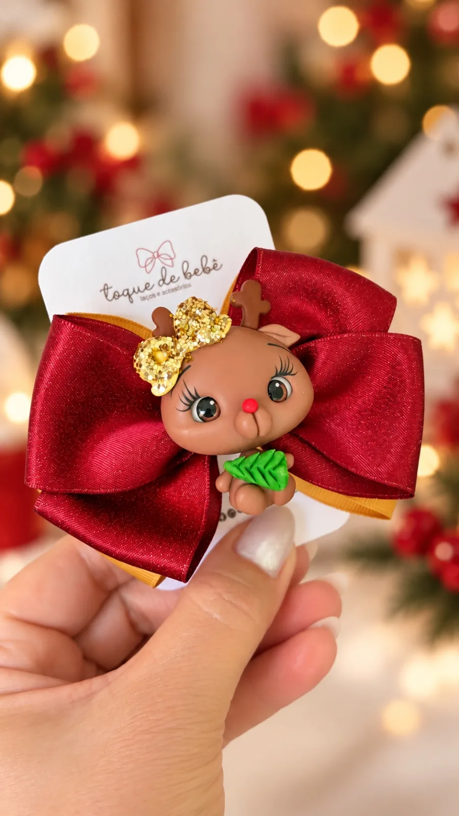 Laço Natal Rena