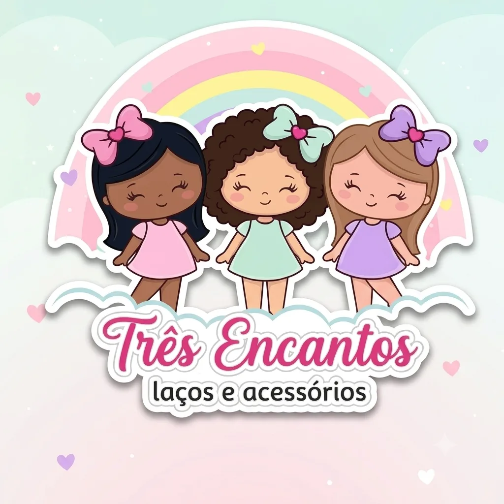 Três Encantos, laços e acessórios.